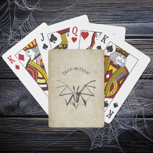 Jeu De Cartes Chasse Skeletal vintage Halloween Boîte à Popcorn