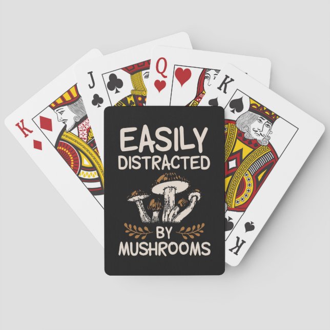 Jeu De Cartes Chasseur De Champignons Facilement Distrait Par Le (dos)