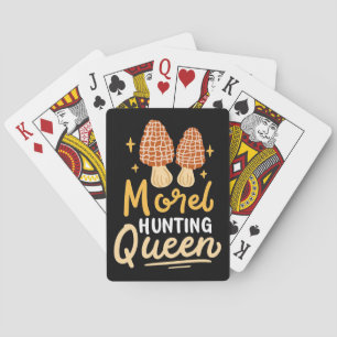 Jeu De Cartes Chasseur de champignons Morel Chasse Reine