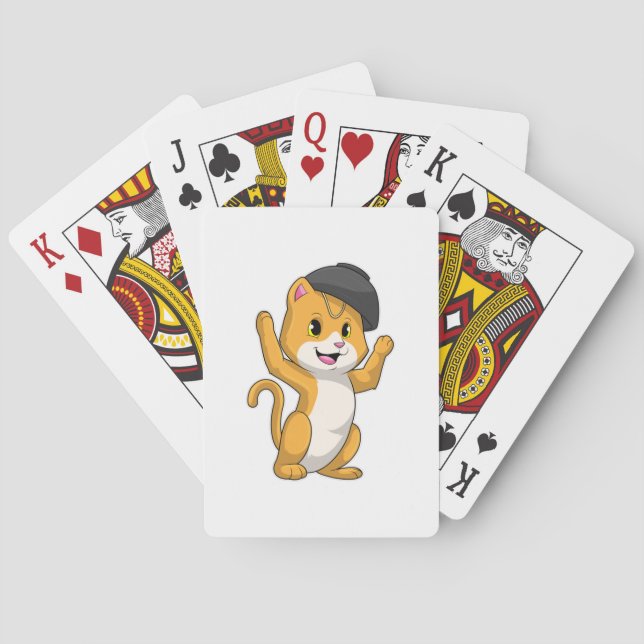 Jeu De Cartes Chat avec Ramen Bowl (dos)
