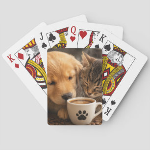 Jeu De Cartes Chat Chien et Café