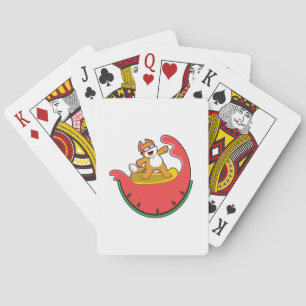 Jeu De Cartes Chat comme surfer avec Watermelon