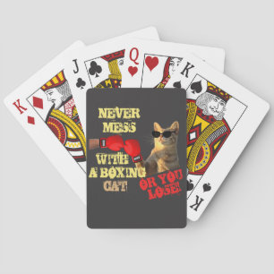 Jeu De Cartes Chat de boîte amusant   Mignons Amoureux de les ch
