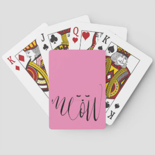 Jeu De Cartes Chat de viande rose