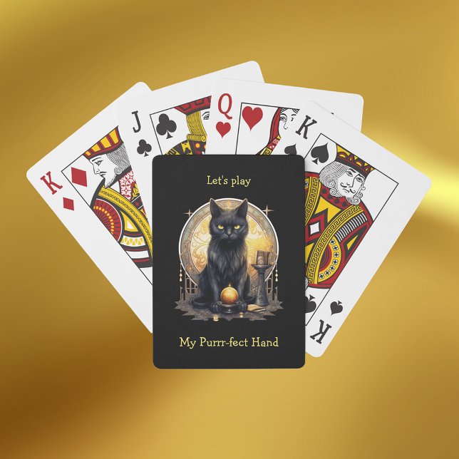 Jeu De Cartes Chat gothique noir (Créateur téléchargé)