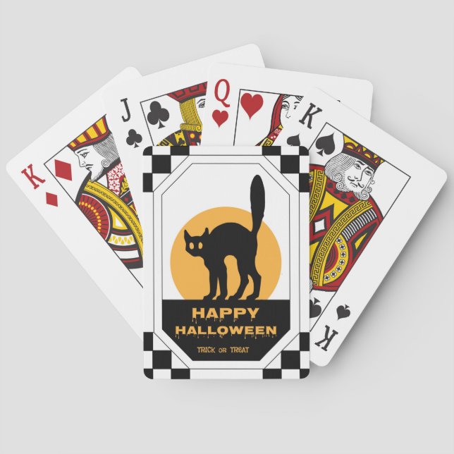 Jeu De Cartes Chat noir (dos)
