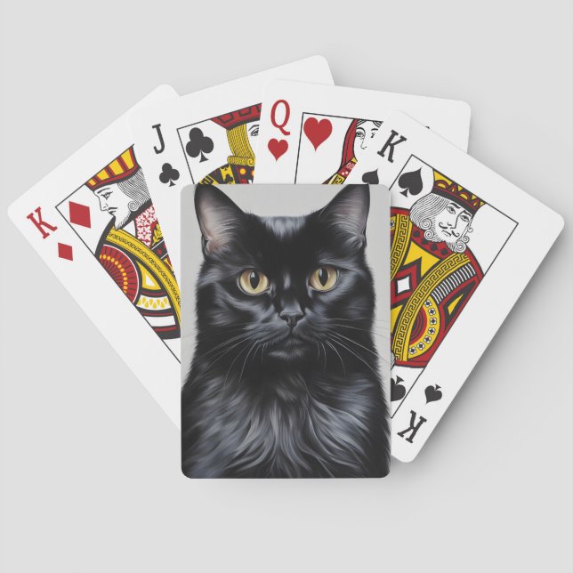 Jeu De Cartes Chat noir (dos)
