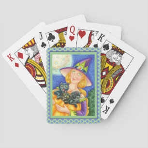 JEU DE CARTES CHAT NOIR CUISINES & WITCH HAPPY HALLOWEEN