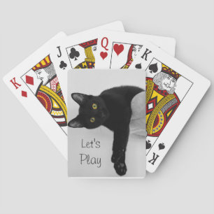 Jeu De Cartes Chat noir se relaxer sur le canapé