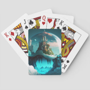 Jeu De Cartes Château Dans Crystal Ball