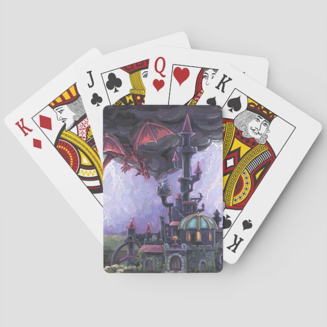 Jeu De Cartes Château de dragon (dos)