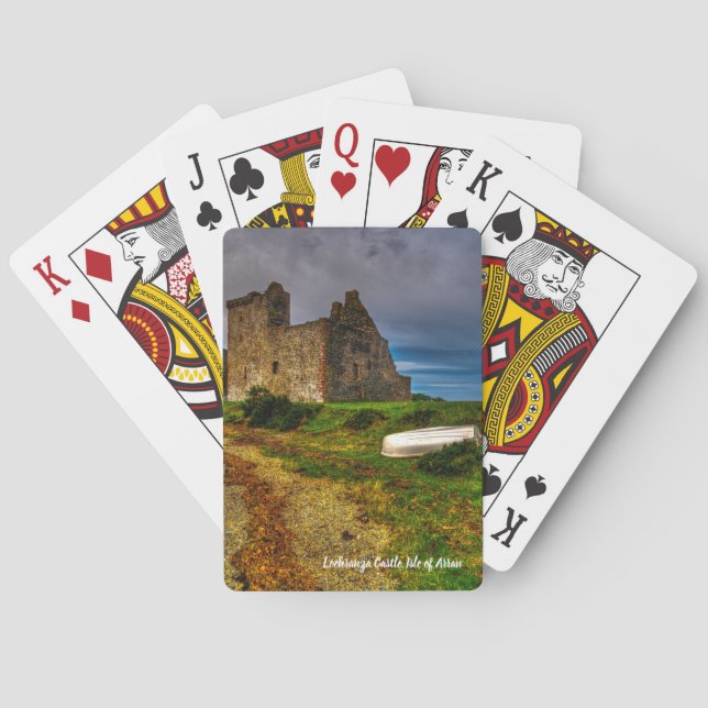 Jeu De Cartes Château de Lochranza, Île d'Arran, Ecosse (dos)