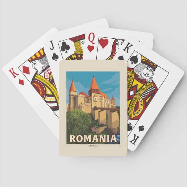 Jeu De Cartes Château de Peles Roumanie (dos)