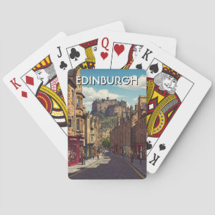 Jeu De Cartes Château d'Édimbourg Voyage en Écosse