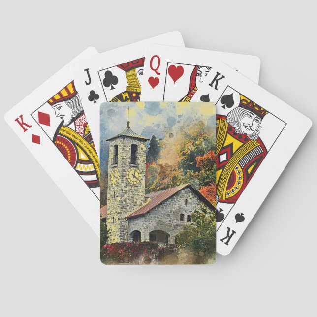Jeu De Cartes Château européen (dos)