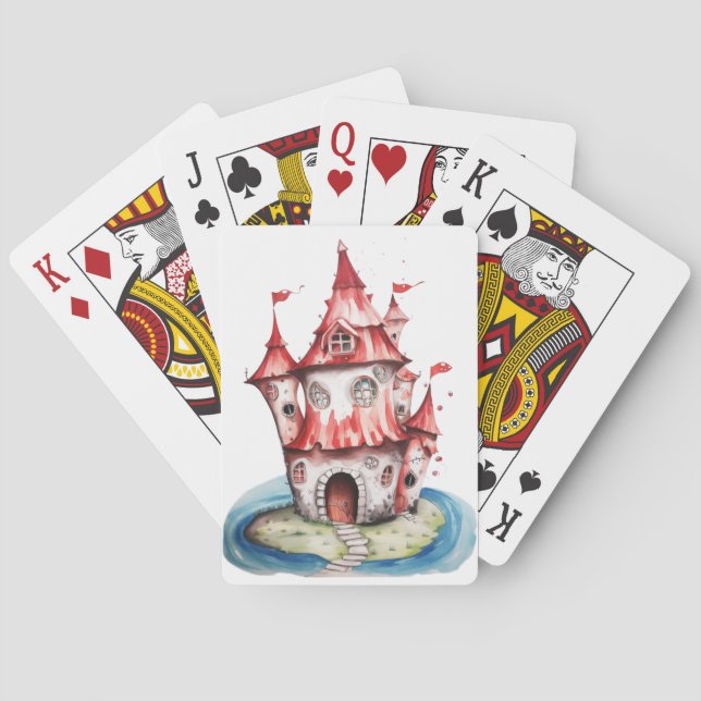 Jeu De Cartes Château Rouge (dos)