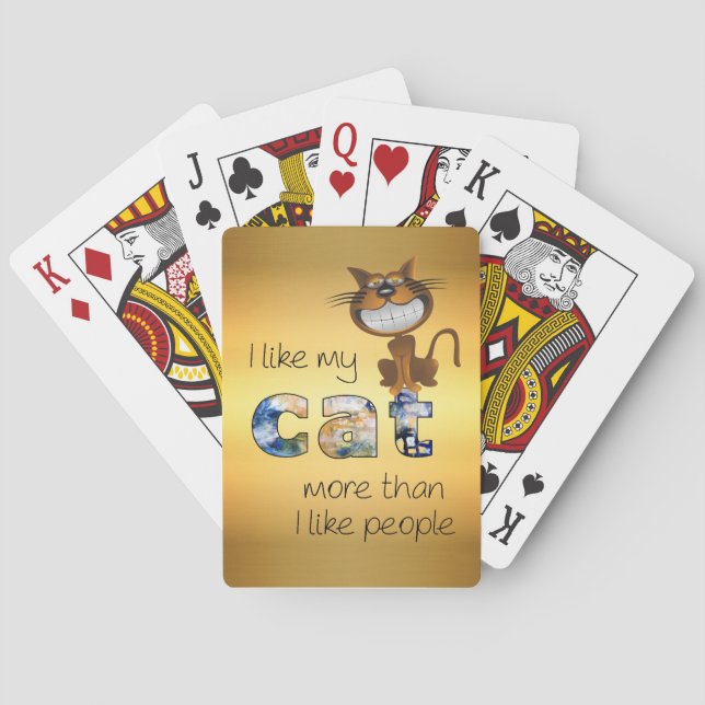 Jeu De Cartes Chats (dos)