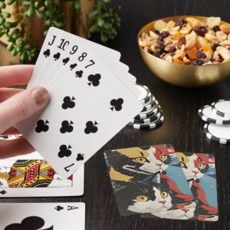 Jeu De Cartes Chats colorés