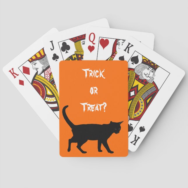 Jeu De Cartes Chats d'Halloween ! (dos)