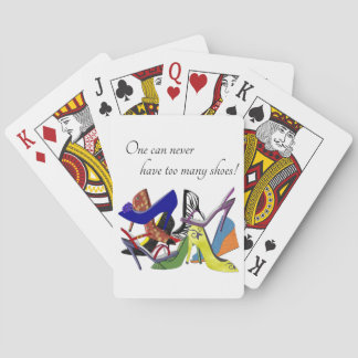 Jeu De Cartes Chaussures à talon élevé Jouer des cartes