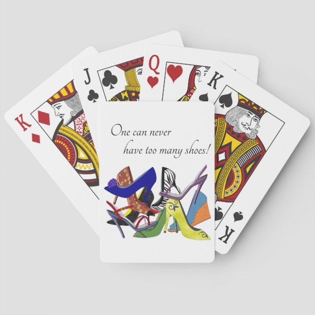 Jeu De Cartes Chaussures à talon élevé Jouer des cartes (dos)