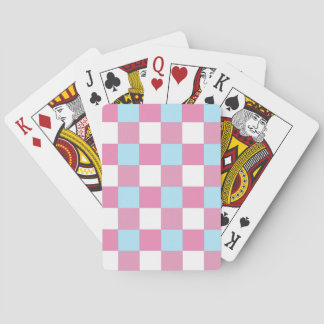 Jeu De Cartes Checkerboard Pattern 