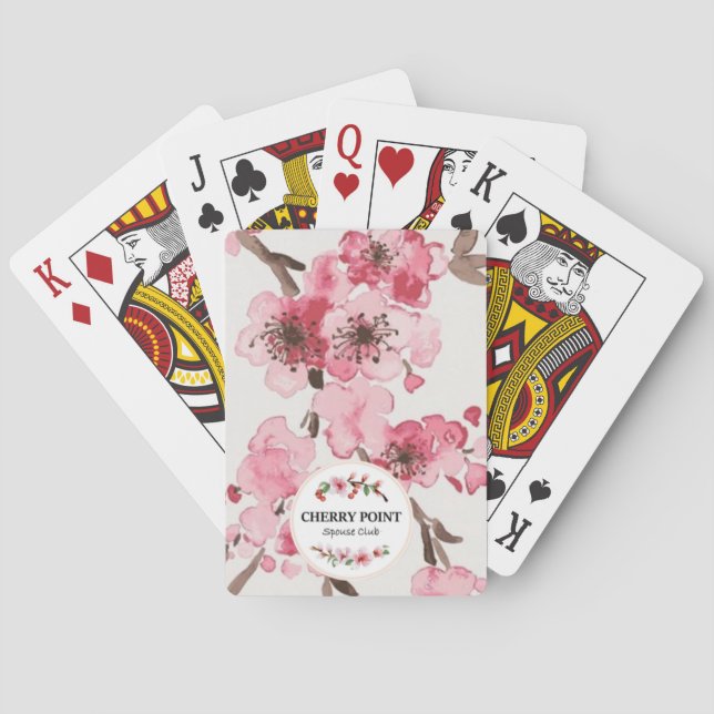 JEU DE CARTES CHERRY POINT SPOUSE CLUB CARTES DE JEU (dos)