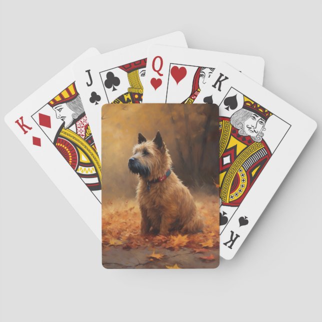 Jeu De Cartes Chesapeake Bay Terrier en congé d'automne (dos)