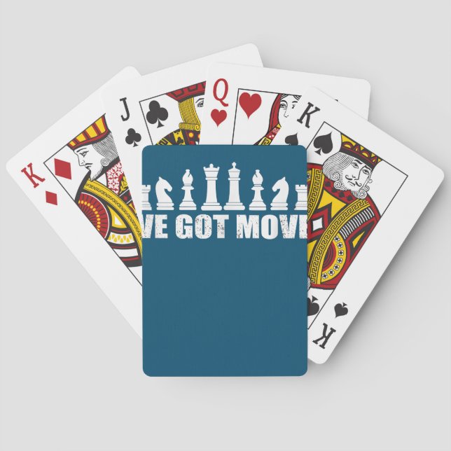 Jeu De Cartes Chess Set Pieces Ive Got Move Lovers (dos)