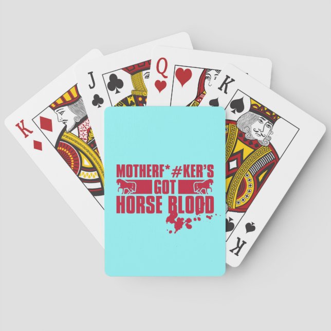 Jeu De Cartes Cheval (dos)