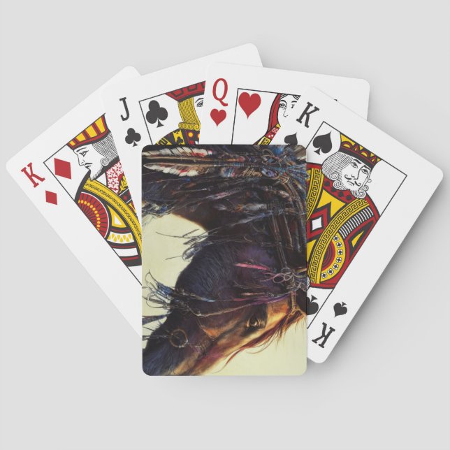 Jeu De Cartes Cheval autochtone 2 (dos)