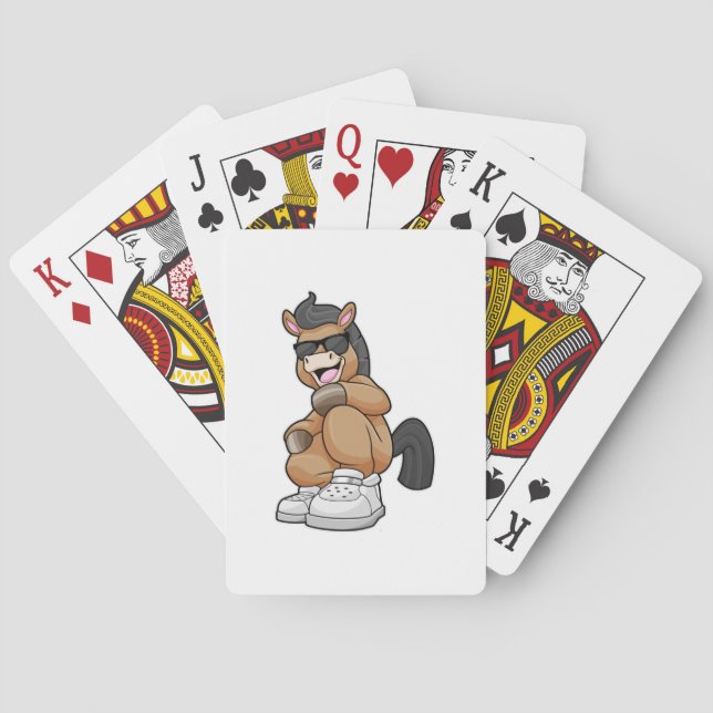 Jeu De Cartes Cheval avec de grandes chaussures (dos)