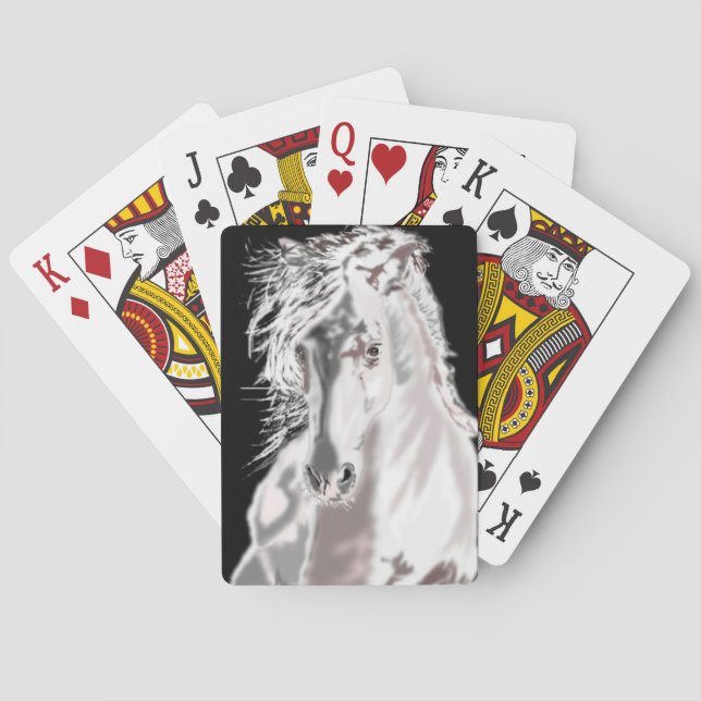 Jeu De Cartes Cheval blanc (dos)