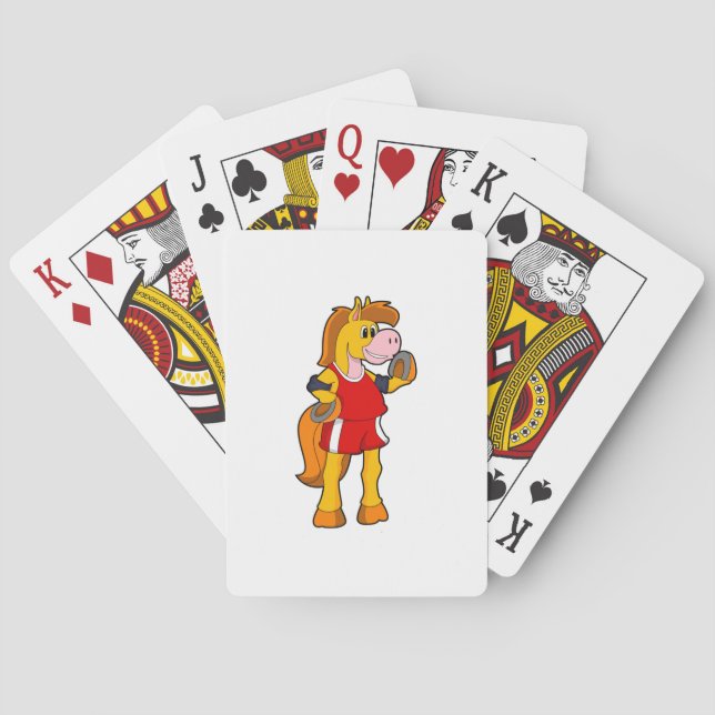 Jeu De Cartes Cheval comme coureur (dos)