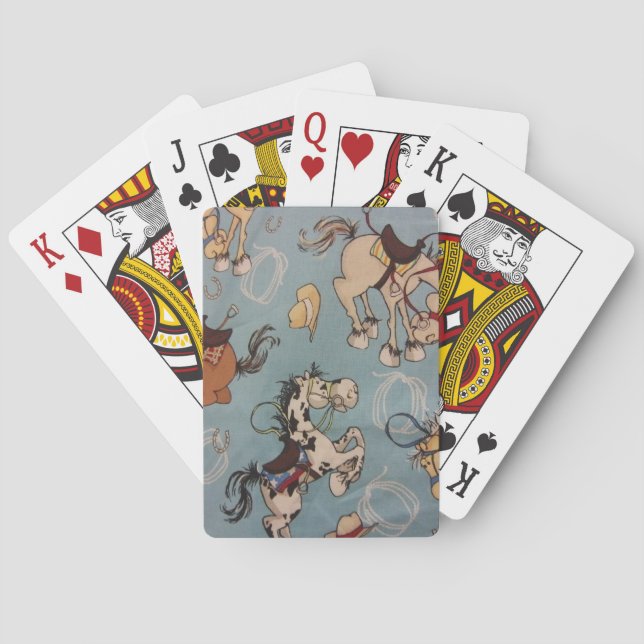 Jeu De Cartes Cheval de l'Ouest (dos)