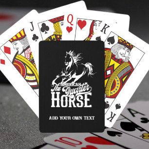 Jeu De Cartes Cheval de quart américain Cowboy sauvage ouest oue