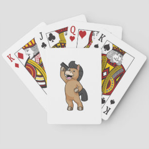 Jeu De Cartes Cheval en coiffeur avec peigne