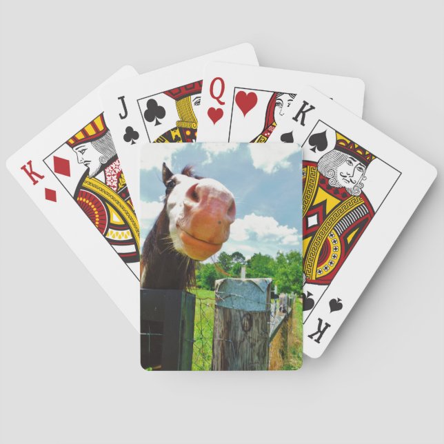 Jeu De Cartes Cheval souriant (dos)