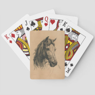 Jeu De Cartes Cheval's Head (par Heywood Hardy)