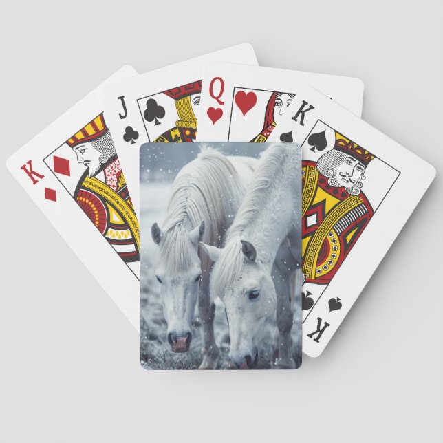 Jeu De Cartes Chevaux blancs (dos)