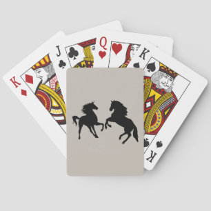 Jeu De Cartes Chevaux Couple Jouer Cartes Famille - Vos Couleurs