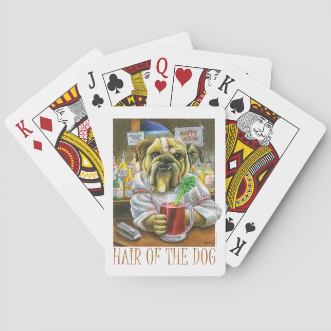 Jeu De Cartes Cheveux du chien (Aide sur la gueule de bois) (dos)