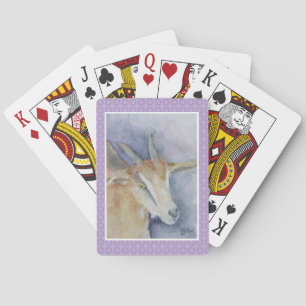 Jeu De Cartes Chèvre d'aquarelle
