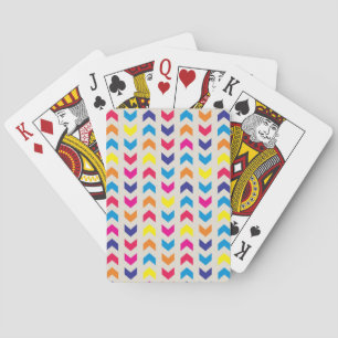 Jeu De Cartes Chevron aztèque coloré