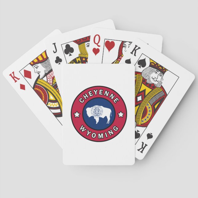 Jeu De Cartes Cheyenne Wyoming (dos)