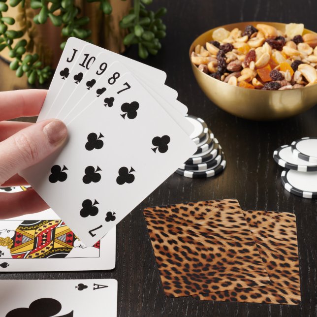 Jeu De Cartes Chic Leopard Poster de animal (In Situ)