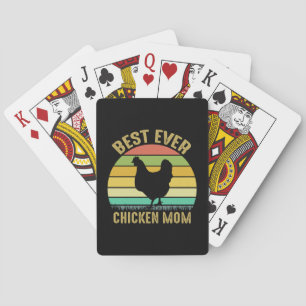 Jeu De Cartes Chicken Art Meilleur jamais Chicken Maman
