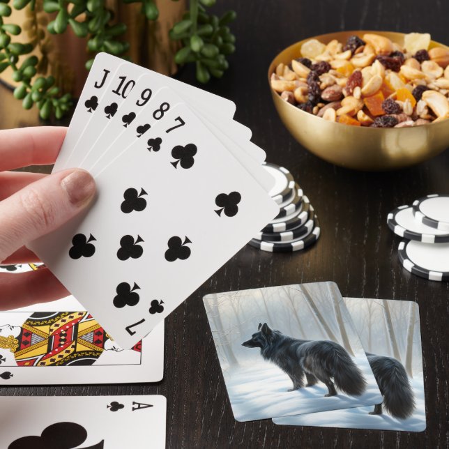 Jeu De Cartes Chien à neiger belge Noël (In Situ)