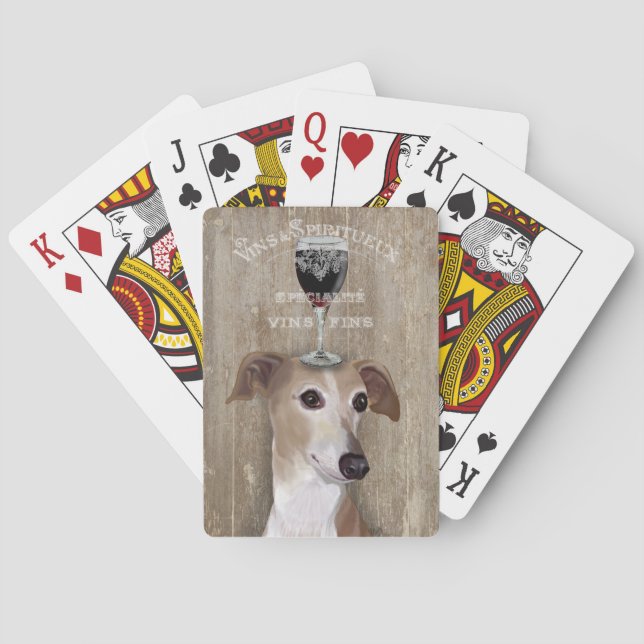 Jeu De Cartes Chien Au Vin Greyhound (dos)
