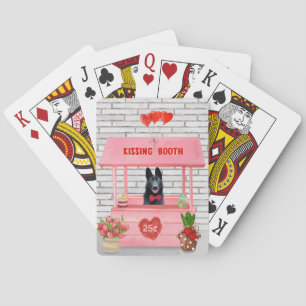 Jeu De Cartes Chien berger allemand Valentine's Day Kissing Boot